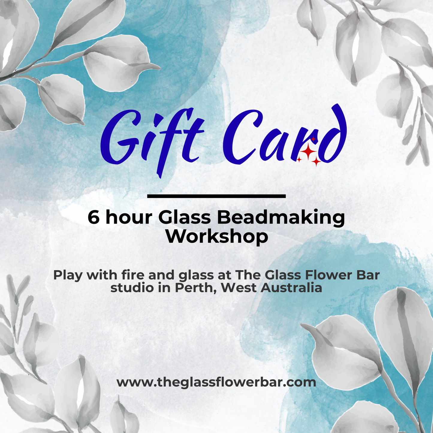 6 Hour Glass Workshop Gift Card
