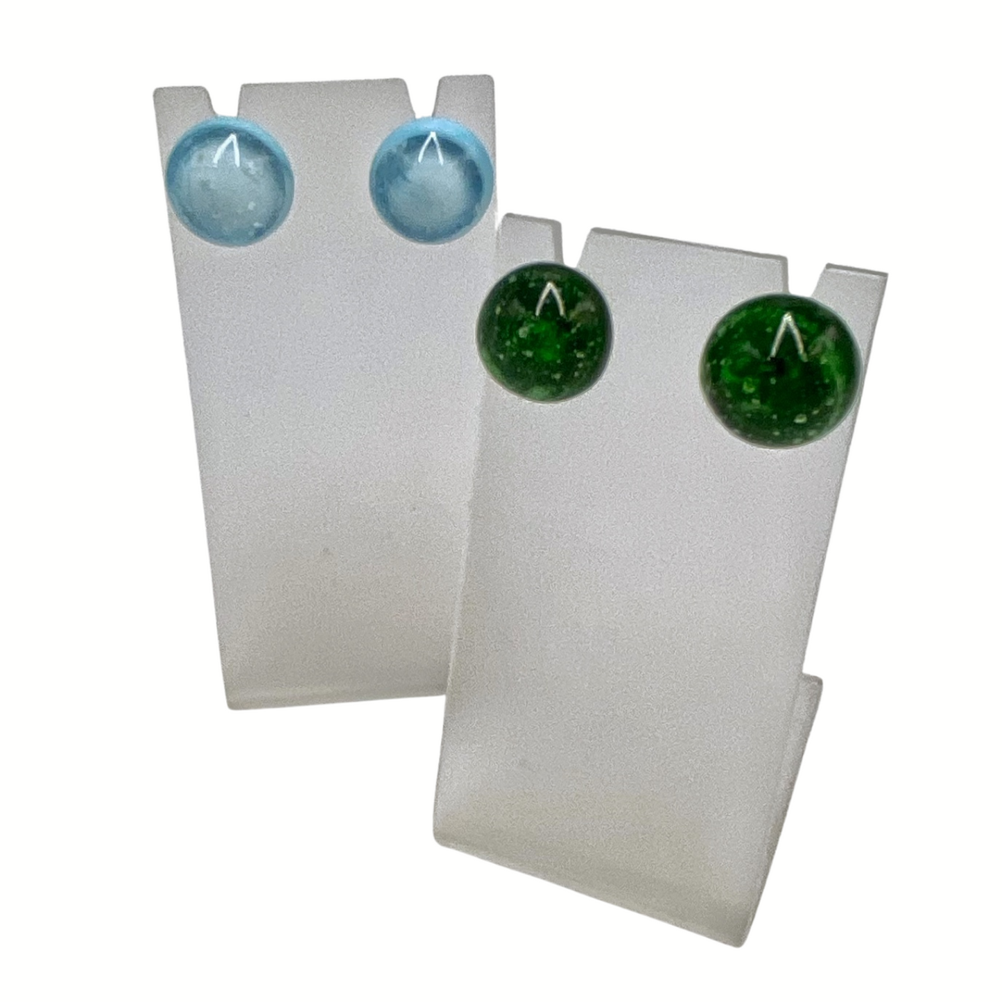 Remembrance Glass 12mm Stud Earrings