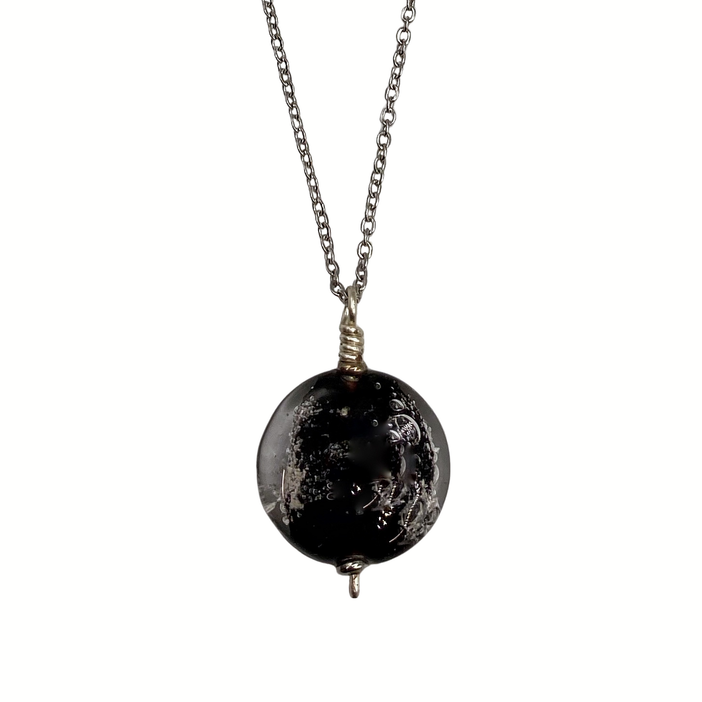 Remembrance Glass Coin Pendant