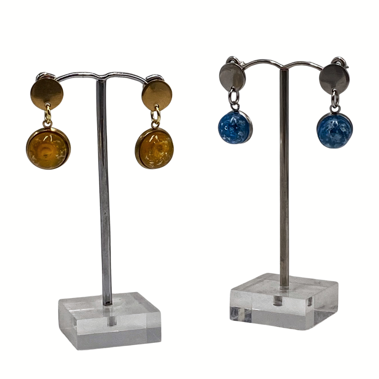 Remembrance Glass 10mm Drop Earrings (Stud)