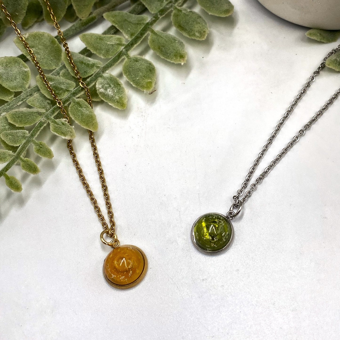 Remembrance Glass 12mm Cabochon Pendant