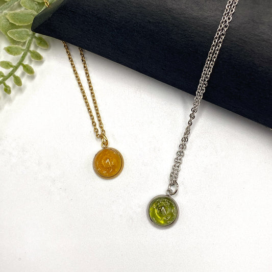 Remembrance Glass 12mm Cabochon Pendant
