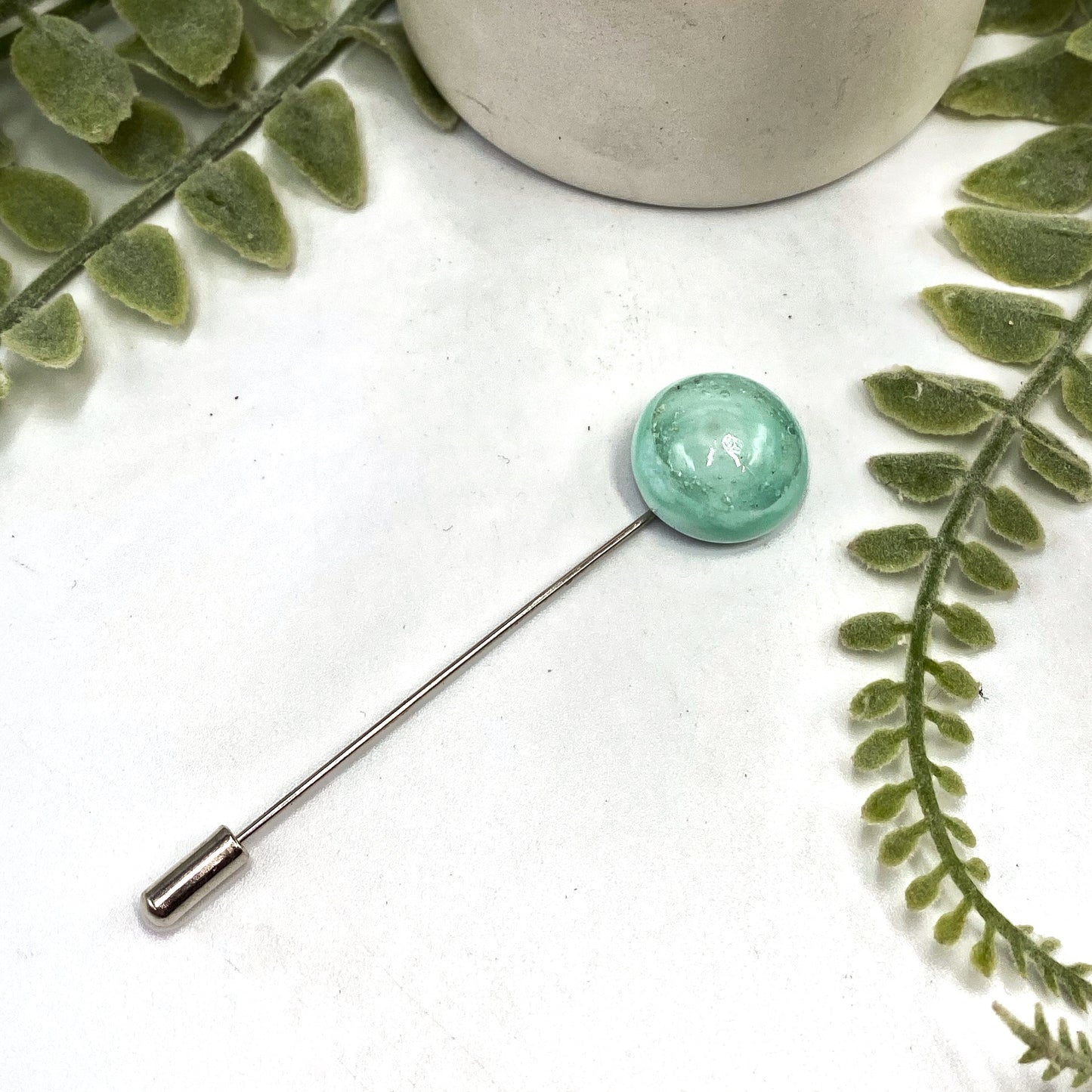 Remembrance Glass 20mm Stick Pin