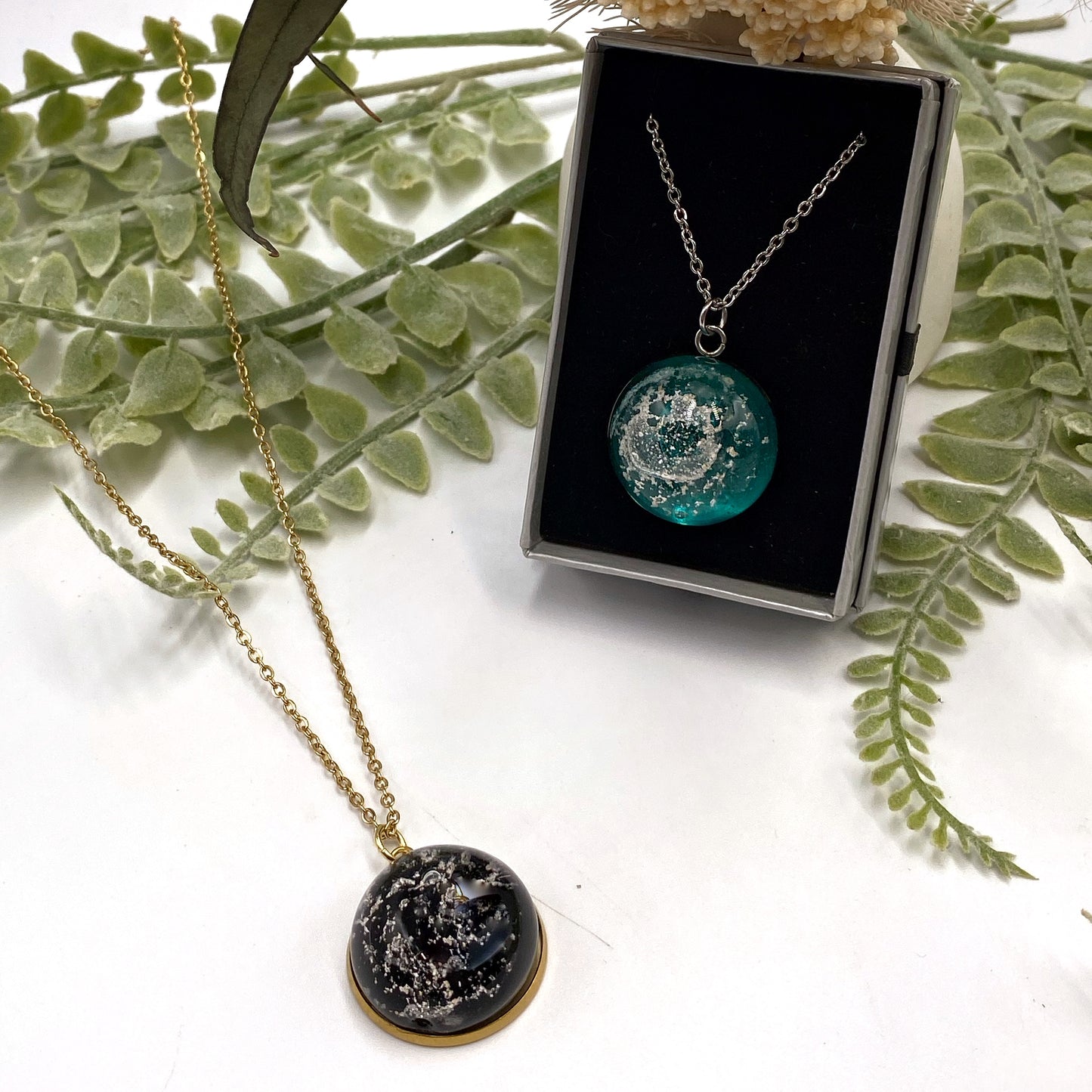 Remembrance Glass 25mm Cabochon Pendant