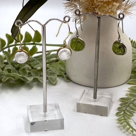 Remembrance Glass 12mm Drop Earrings (Hook)
