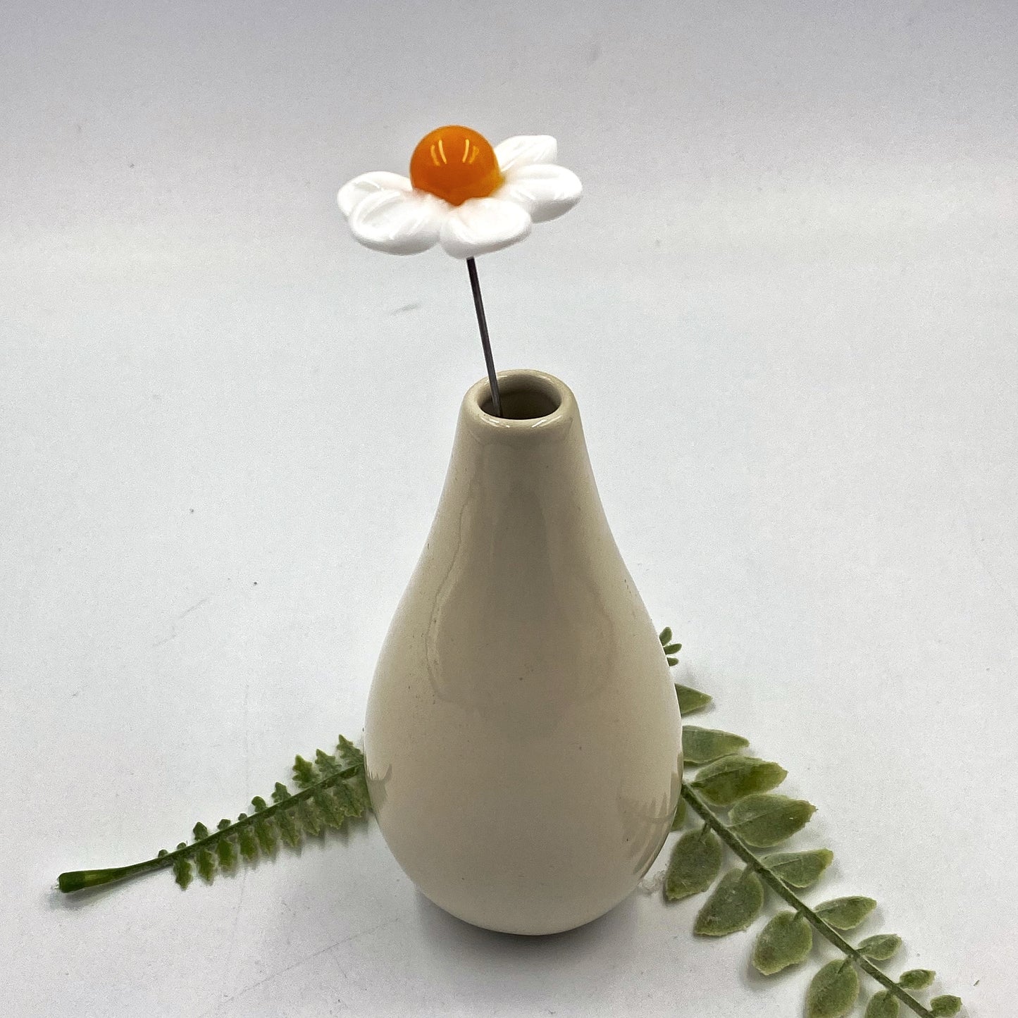 Single Glass Daisy Stem